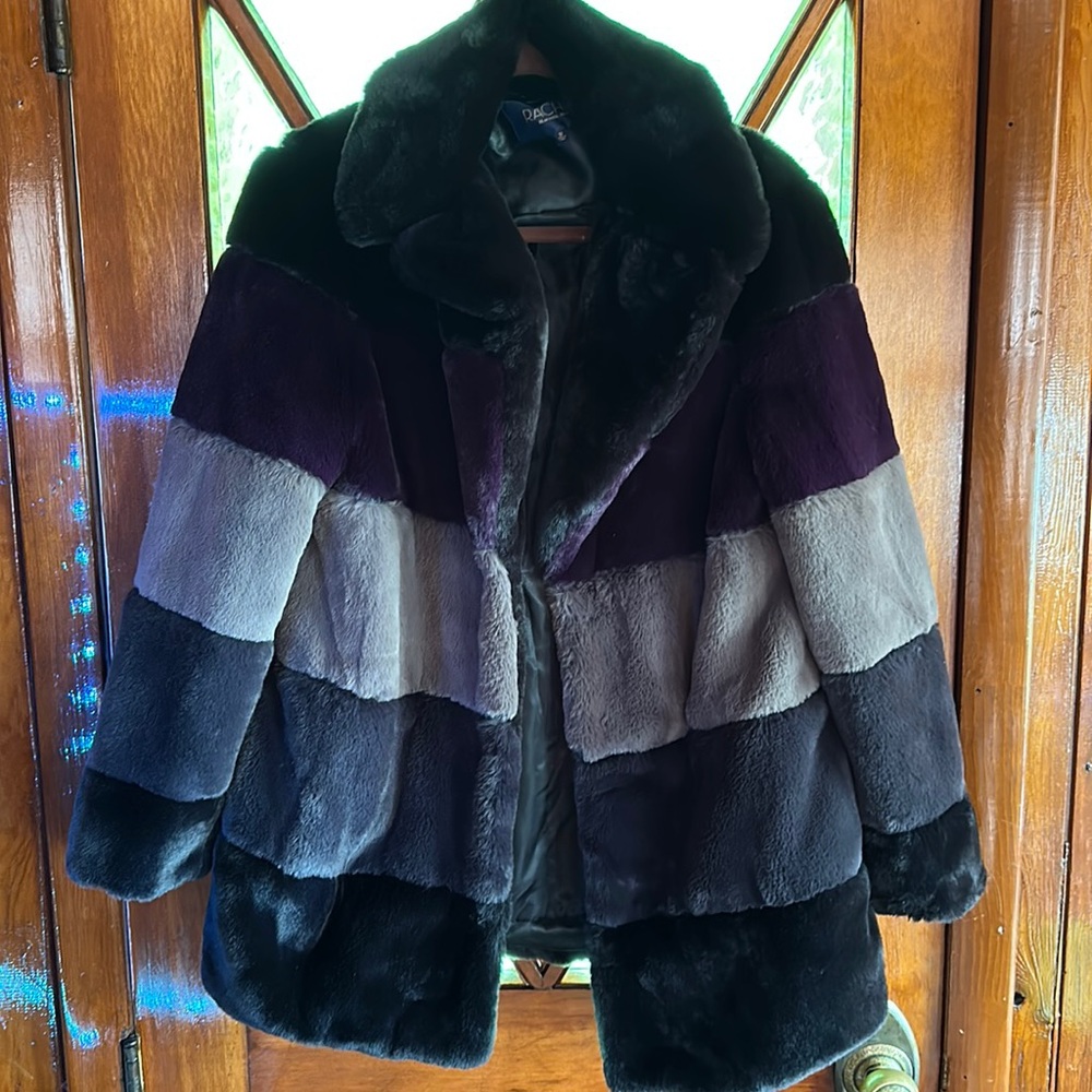 Women faux fur coat